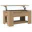 sofabord 79x49x41 cm konstrueret træ kunsteg