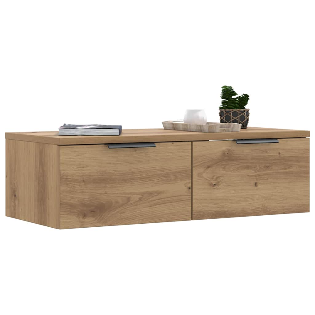 vægskab 68x30x20 cm konstrueret træ kunsteg