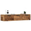 vægskab 102x30x20 cm konstrueret træ gammelt træ-look