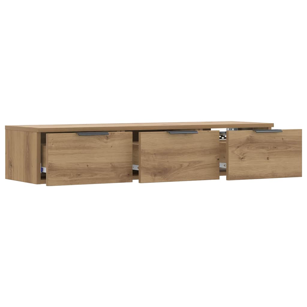 vægskab 102x30x20 cm konstrueret træ kunsteg