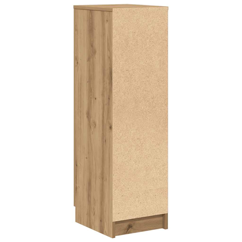 skoskab 29,5x35x100,5 cm konstrueret træ kunsteg