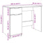 skrivebord 100x50x75 cm konstrueret træ gammelt træ