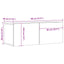 væghængte tv-borde 2 stk. 80x30x30 cm gammelt træ-look