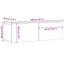 væghængte tv-borde 2 stk. 80x30x30 cm gammelt træ-look