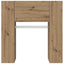 entrémøbel 97,5x37x99 cm konstrueret træ artisan egetræsfarve