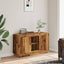 skænk 102x35x60 cm konstrueret træ antikt trælook