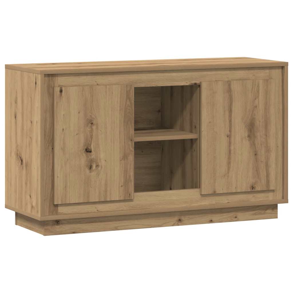 skænk 102x35x60 cm konstrueret træ kunsteg