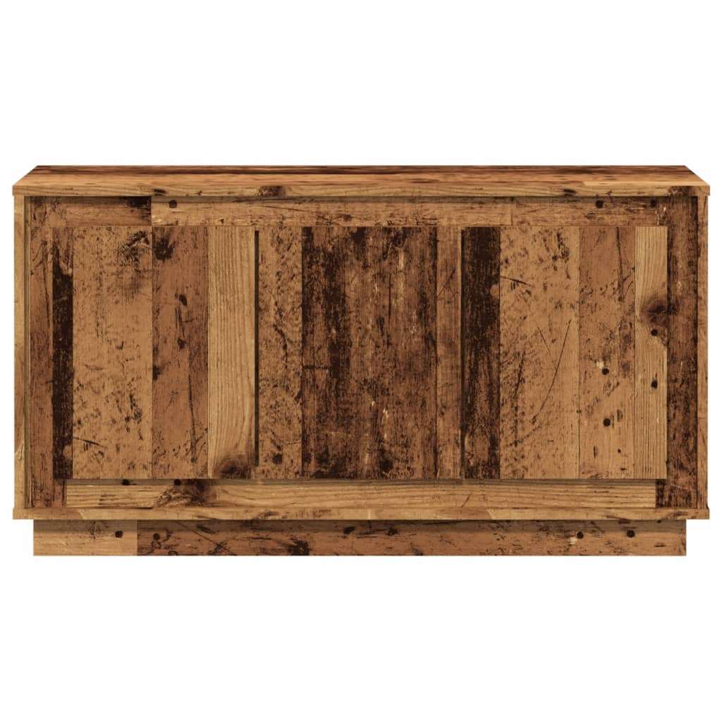skænk 102x35x55 cm konstrueret træ antikt trælook