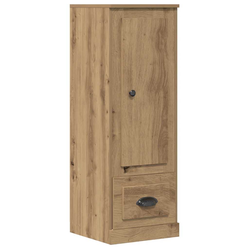 skænk 36x35,5x103,5 cm konstrueret træ egetræsfarve