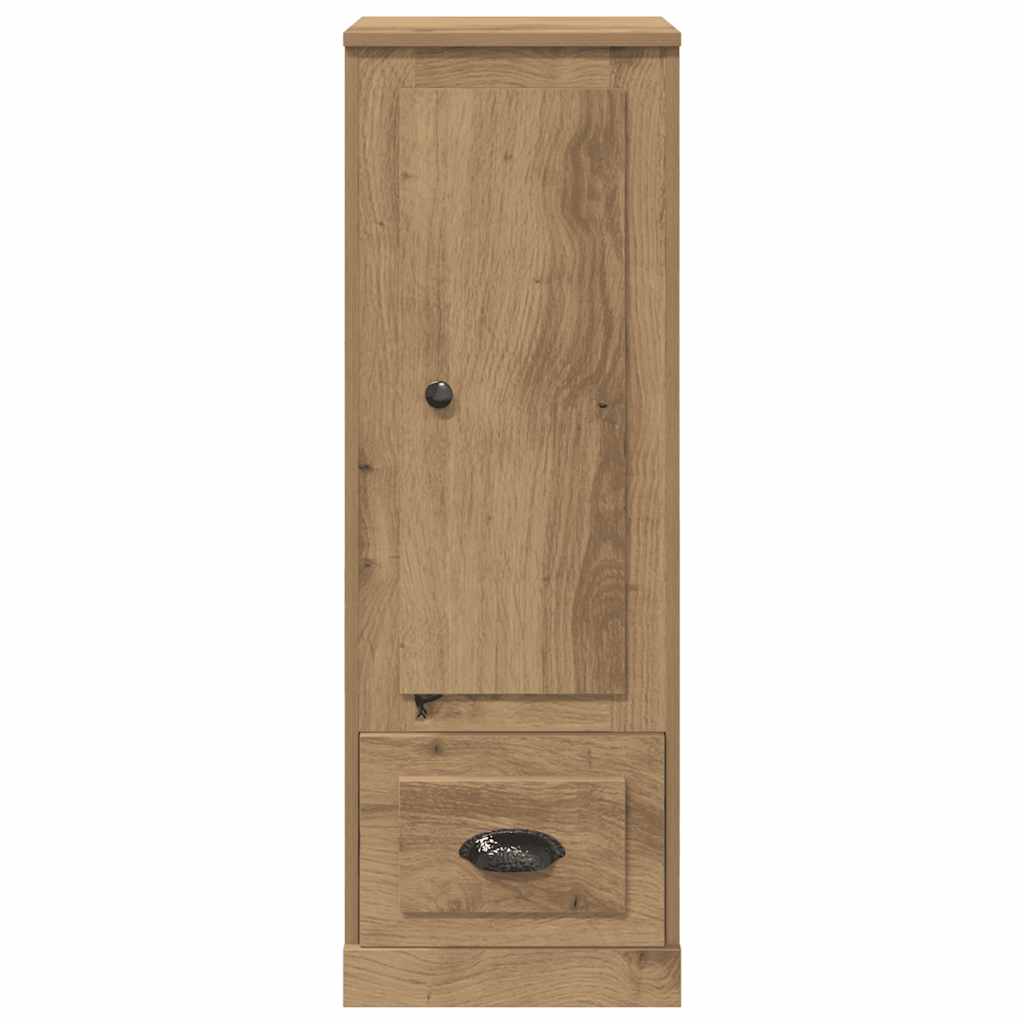 skænk 36x35,5x103,5 cm konstrueret træ egetræsfarve