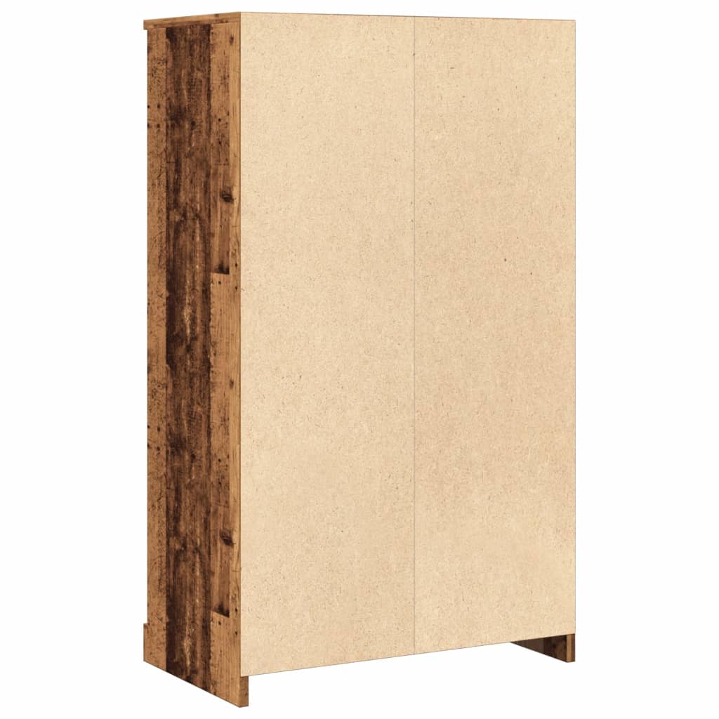 skænk 60x35,5x103,5 cm konstrueret træ gammelt træ-look