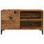 vinylskab 84,5x38x48 cm konstrueret træ antikt trælook