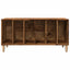 vinylskab 100x38x48 cm konstrueret træ antikt trælook