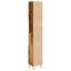 badeværelsesskab 30x30x190 cm konstrueret træ gammelt trælook