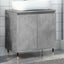 badeværelsesskab 58x33x60 cm konstrueret træ betongrå