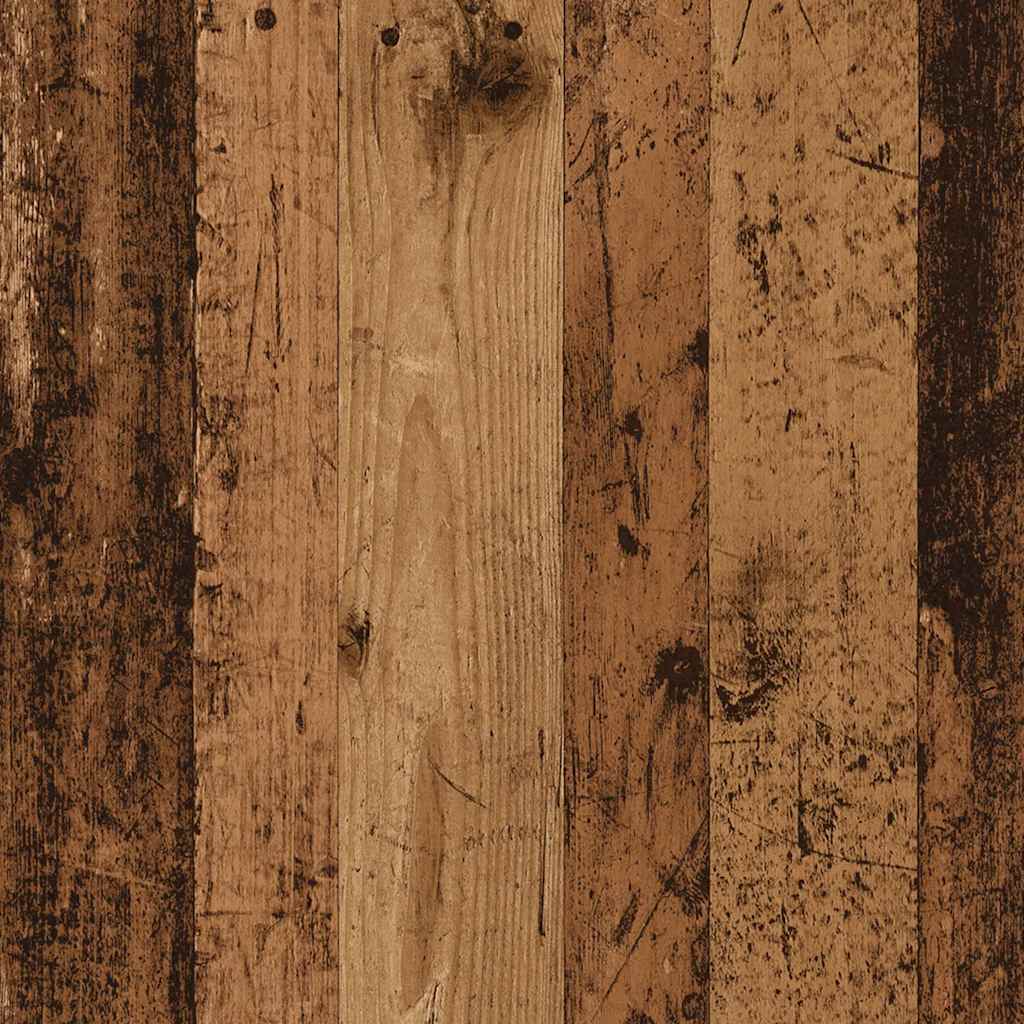 badeværelsesskab 58x33x60 cm konstrueret træ antikt træ