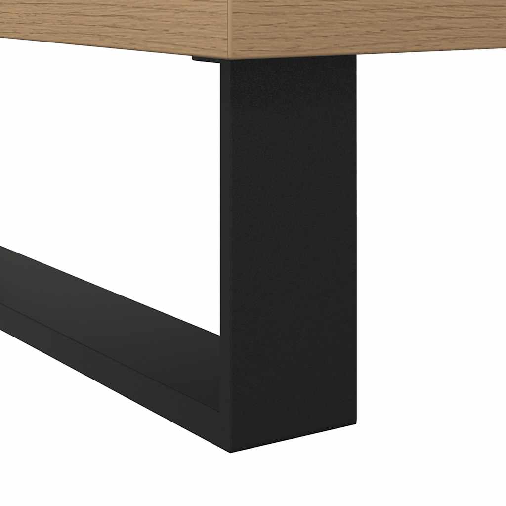 underskab til badeværelse 65x33x60 cm konstrueret træ kunsteg