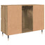 badeværelsesskab 80x33x60 cm konstrueret træ kunsteg