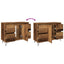 badeværelsesskab 80x33x60 cm konstrueret træ gammelt træ-look