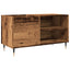 vinylskab 84,5x38x48 cm konstrueret træ antikt trælook