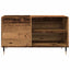 vinylskab 84,5x38x48 cm konstrueret træ antikt trælook