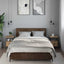 sengeborde 2 stk. 34x36x50 cm konstrueret træ kunsteg