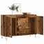skænk 101,5x35x70 cm konstrueret træ gammelt trælook