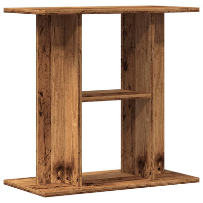 akvariestativ gammelt træ 60x30x60 cm konstrueret træ