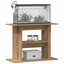 akvariestativ håndlavet eg 80x35x60 cm konstrueret træ