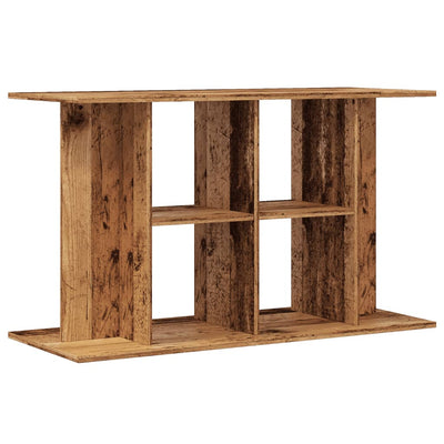 akvariebord 100x40x60 cm konstrueret træ antikt trælook