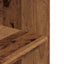 akvariebord 100x40x60 cm konstrueret træ antikt trælook
