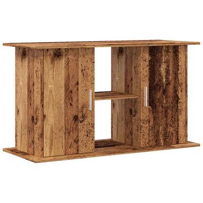 akvariebord 101x41x58 cm konstrueret træ antikt trælook