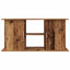 akvariebord 121x41x58 cm konstrueret træ antikt trælook