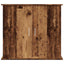 akvariebord 81x36x73 cm konstrueret træ antikt eg
