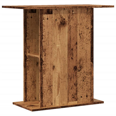 akvariestativ gammelt træ 36x75x72,5 cm konstrueret træ