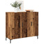 skab 90x34x80 cm konstrueret træ gammelt træ-look