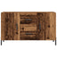 skænk 100x36x60 cm konstrueret træ gammelt træ-look