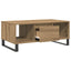sofabord 90x50x36,5 cm konstrueret træ kunsteg