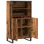 skab 60x36x110 cm konstrueret træ gammelt træ-look