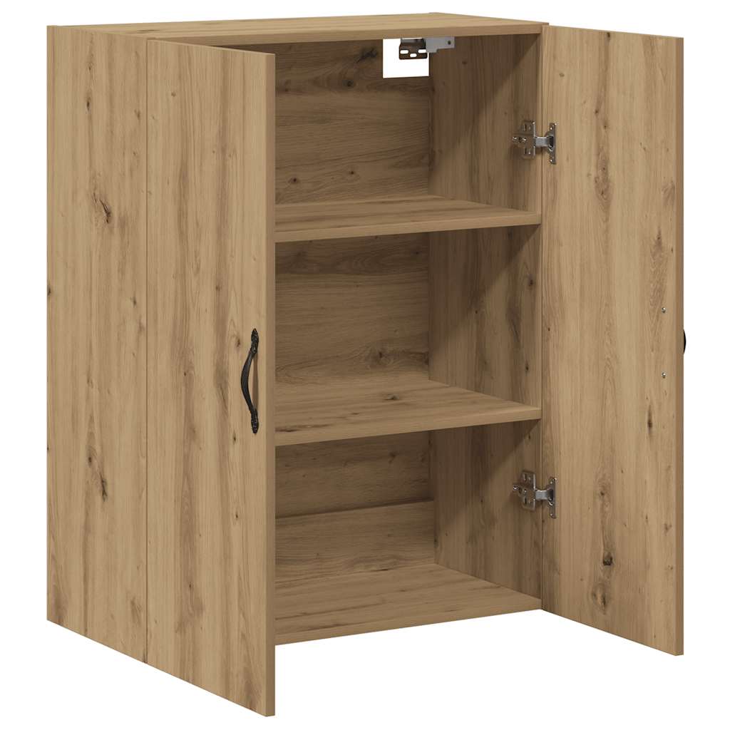 vægskab 69,5x34x90 cm konstrueret træ kunsteg