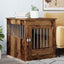 hundebur 64,5x80x71 cm konstrueret træ gammelt træ