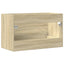 vaskeskab 80x38,5x48 cm konstrueret træ gammelt trælook