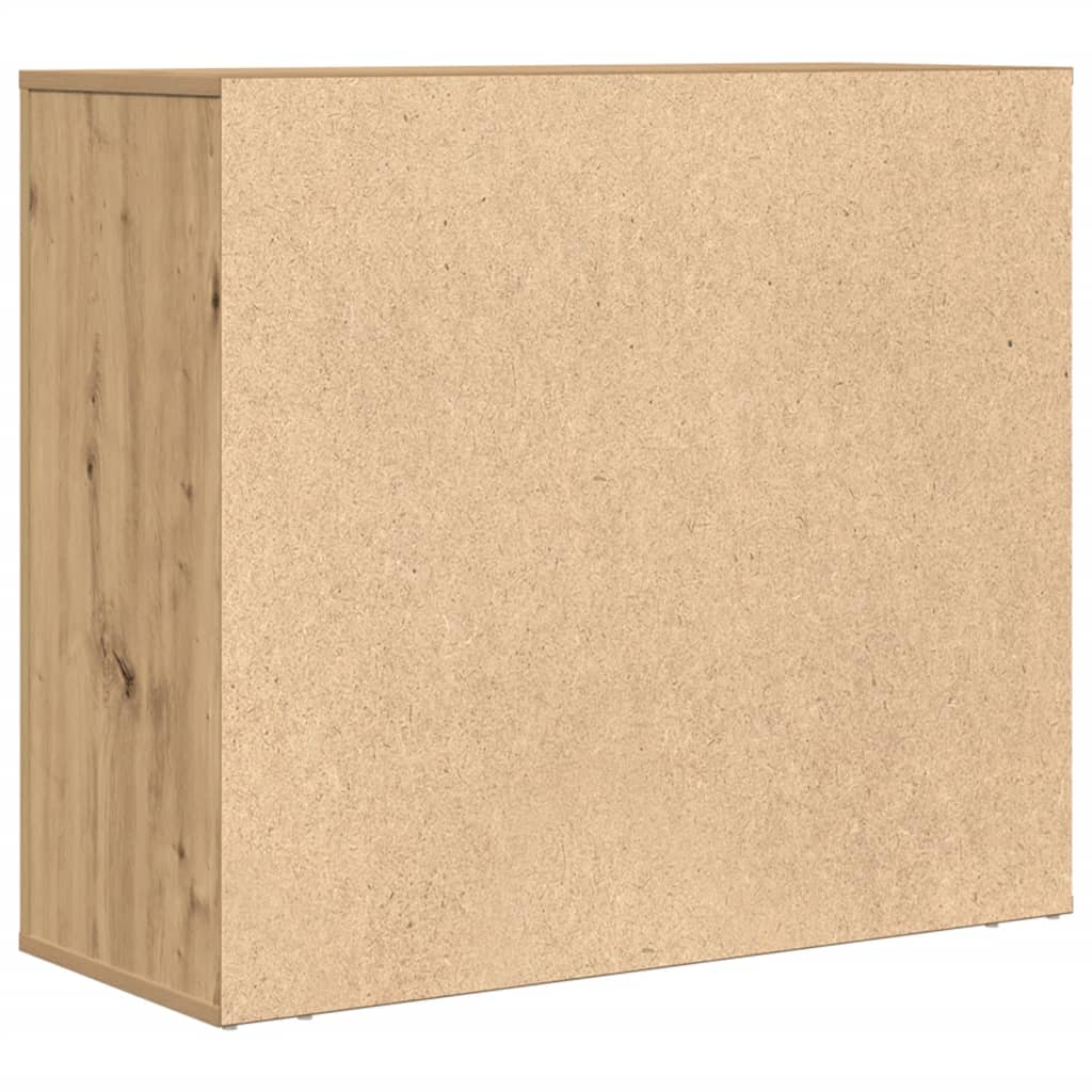 skænk 80x33x70 cm konstrueret træ kunsteg