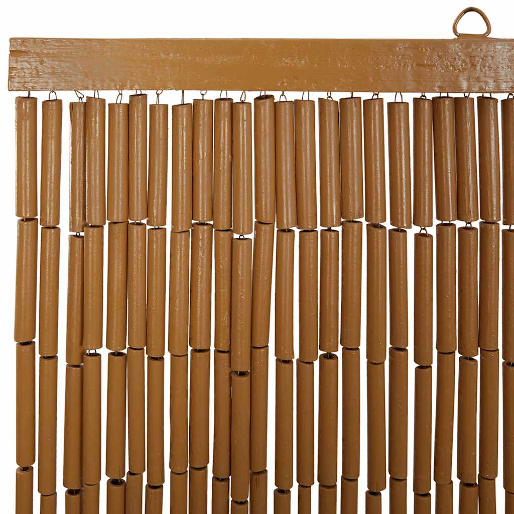 insektgardin til døren palmetræ print 100x200 cm bambus