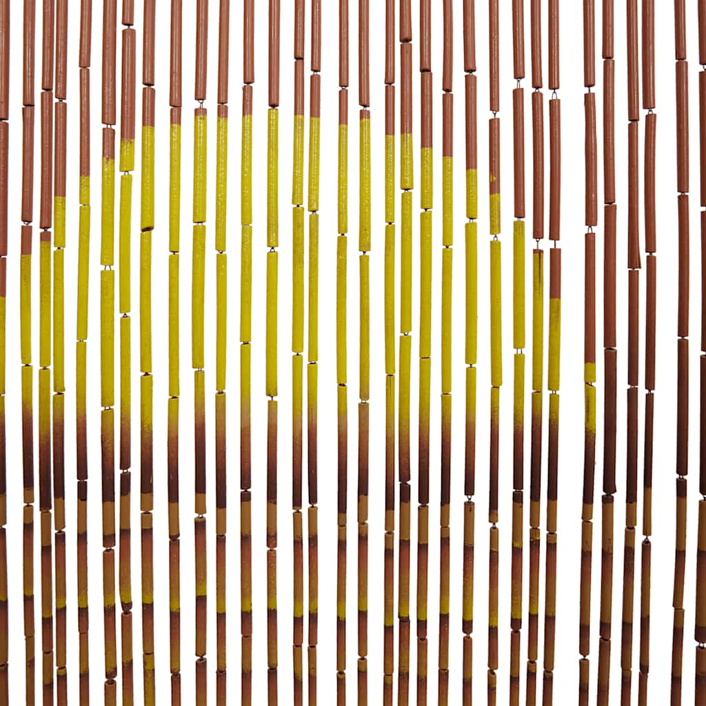 insektgardin til døren palmetræ print 100x200 cm bambus