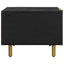sofabord 100x54x40 cm konstrueret træ sort