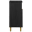 skab 60x33x75 cm konstrueret træ sort