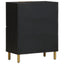 skab 60x33x75 cm konstrueret træ sort