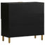 skænk 80x33x75 cm konstrueret træ sort