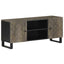 tv-bord 105x33x46 cm massivt mangotræ sort